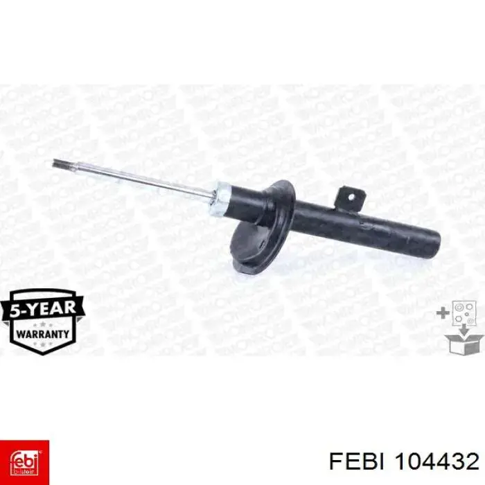 Купити 104432 Febi Подушка (опора) двигуна, ліва