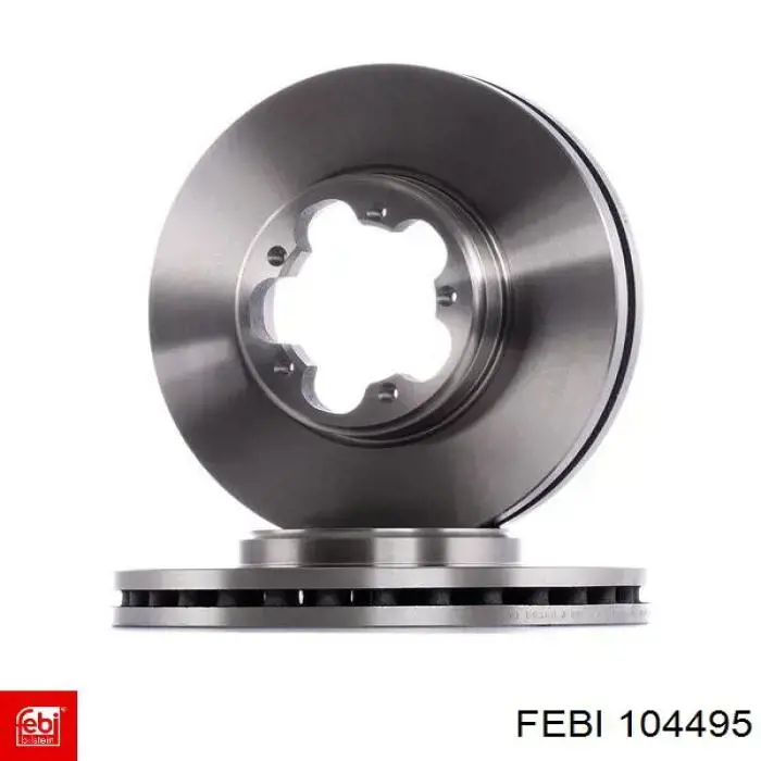 Диск гальмівний передній Febi 104495