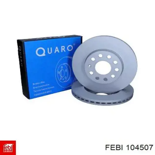 Диск переднього гальма Febi 104507 ціна, від 41.28 USD