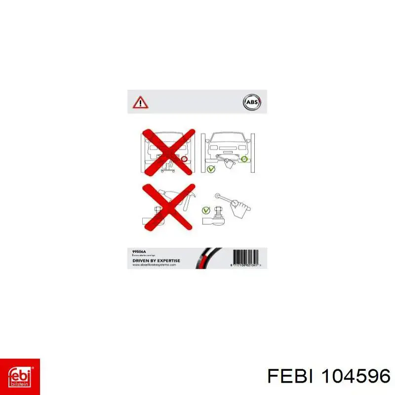 Подушка стабілізатора Febi 104596 ціна, від 6.82 USD