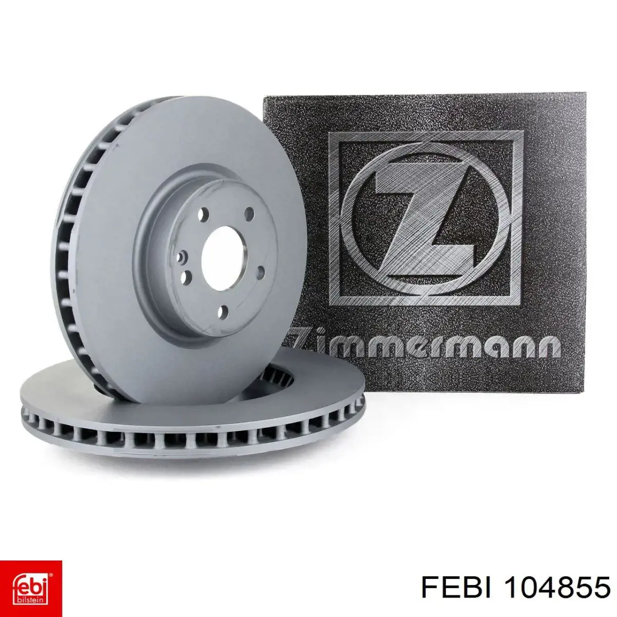 Диск переднього гальма Febi 104855 ціна, від 59.19 USD