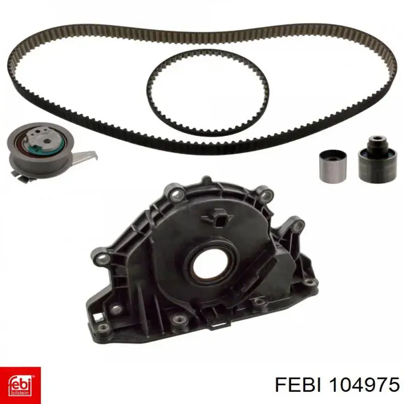 Комплект ГРМ Febi 104975 ціна, від 154.22 USD