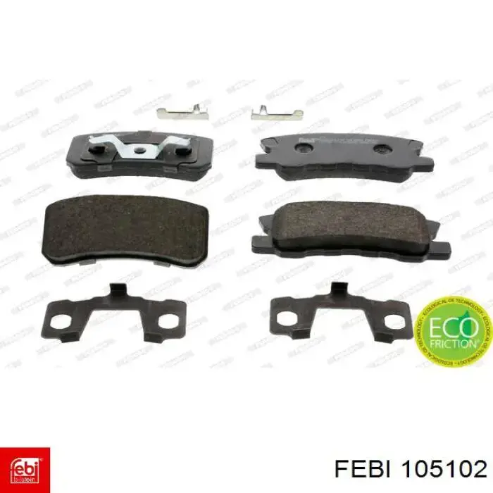 Зчеплення Febi 105102 ціна, від 631.32 USD