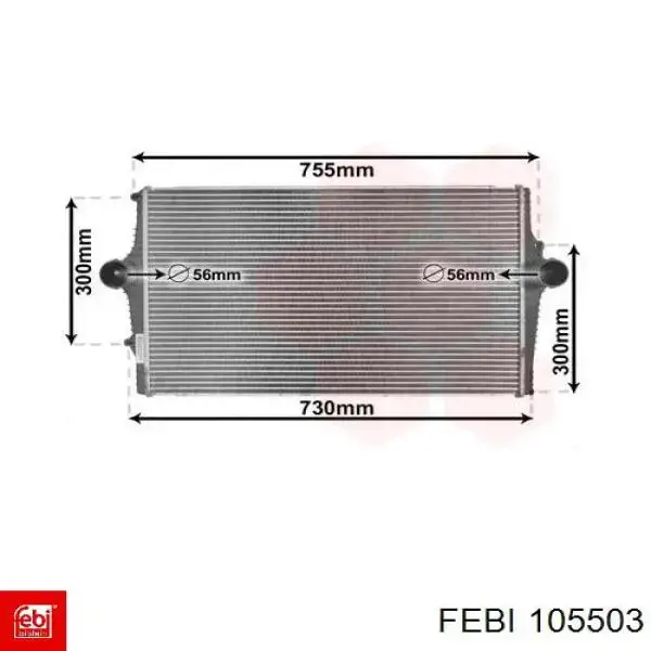 Купити 105503 Febi Подушка (опора) двигуна, права