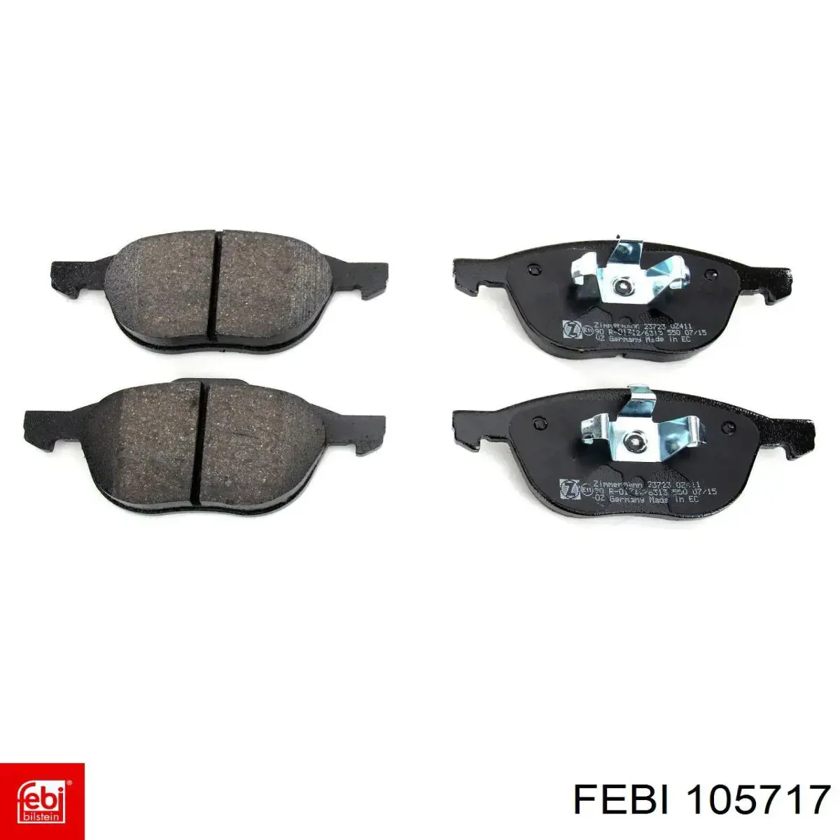 Диск гальмівний передній Febi 105717