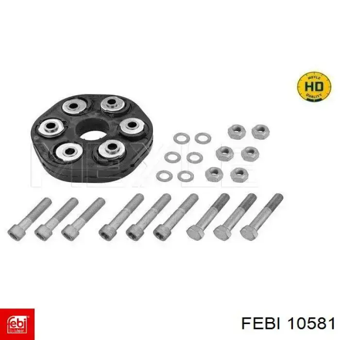 Муфта кардана еластична, перед./зад. Febi 10581 ціна, від 33.90 USD