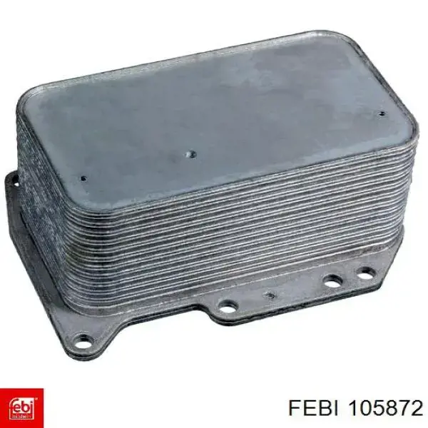 105872 Febi радіатор масляний (холодильник, під фільтром)