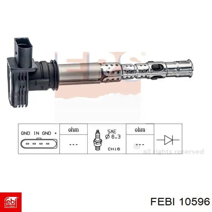 Помпа охолодження Febi 10596 ціна, від 35.15 USD