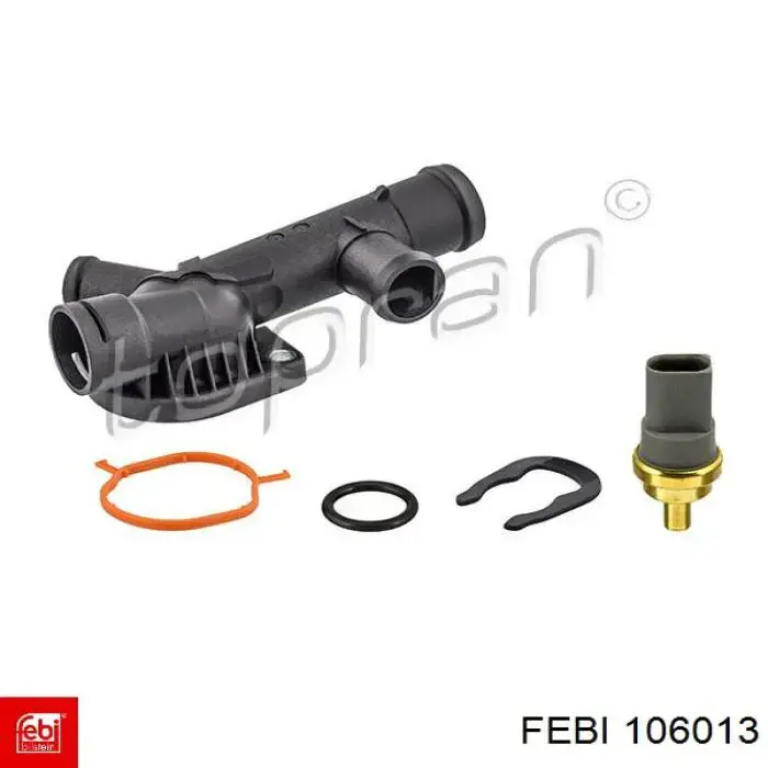 Фланець системи охолодження (трійник) Febi 106013 ціна, від 18.89 USD
