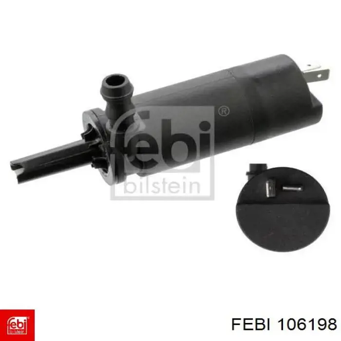 Купити 106198 Febi Насос-двигун омивача фар