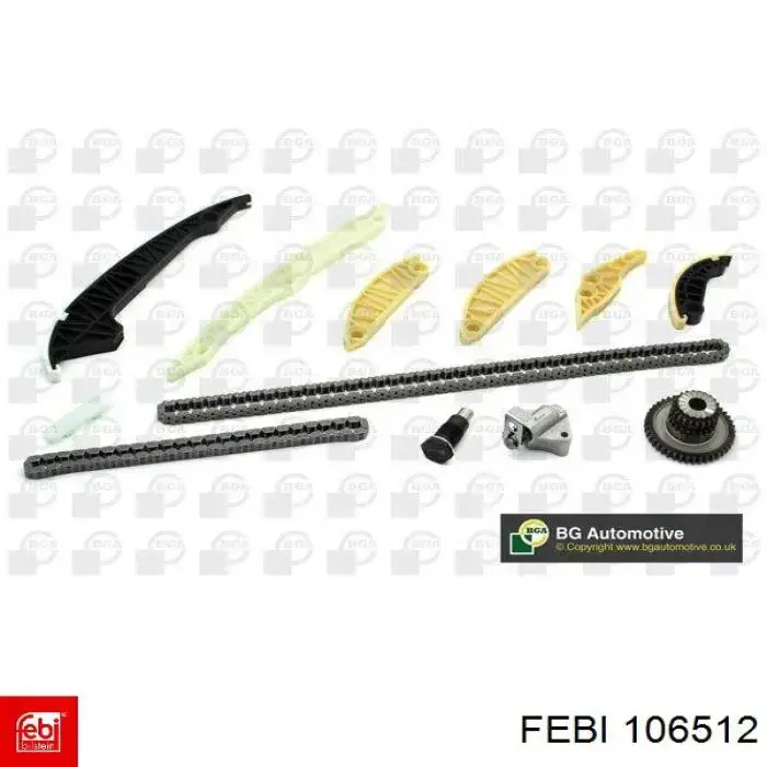 Ланцюг ГРМ, комплект Febi 106512 ціна, від 348.87 USD