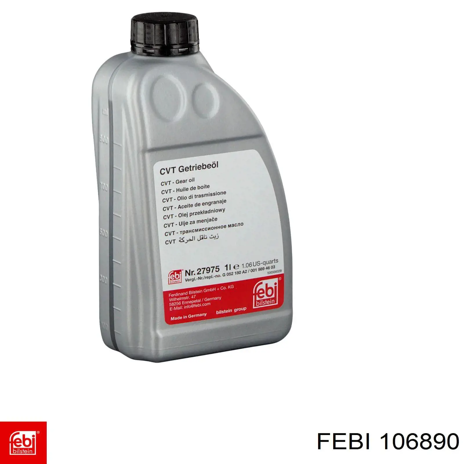 Купити 106890 Febi Масло і фільтр в коробку автомат 