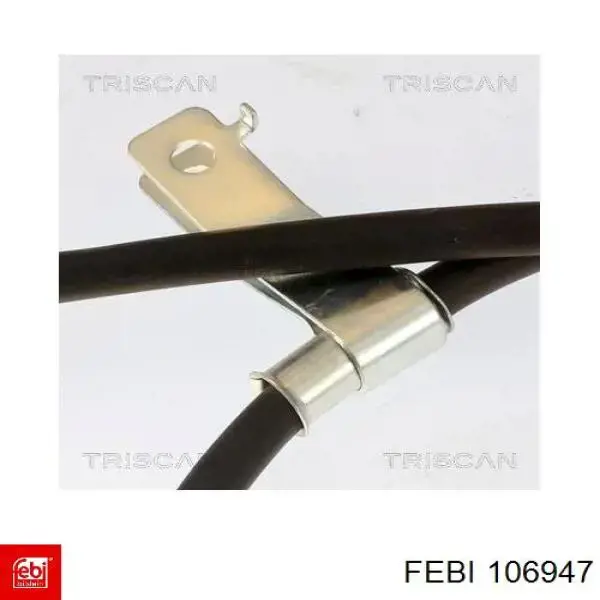 Купити 106947 Febi Трос ручного гальма задній, лівий