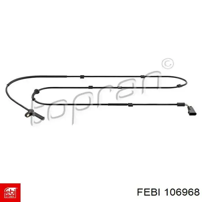 Купити 106968 Febi Датчик АБС (ABS) задній, правий