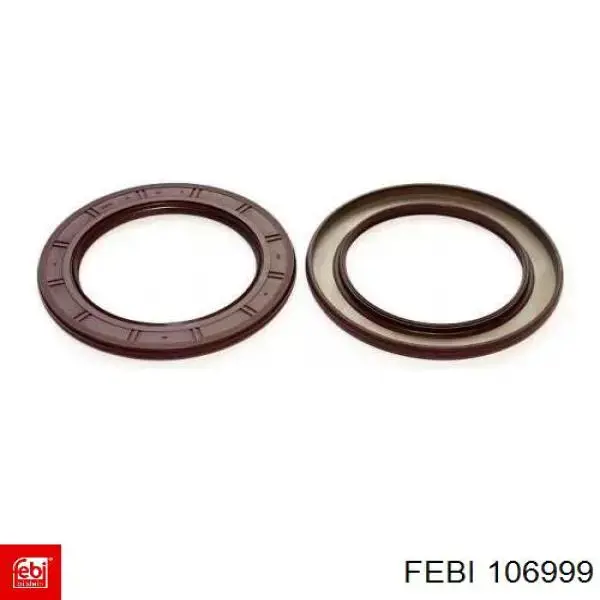 Сальник колінвала двигуна, задній Febi 106999 ціна, від 8.18 USD