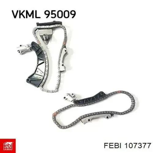 Ланцюг ГРМ, комплект Febi 107377 ціна, від 163.54 USD