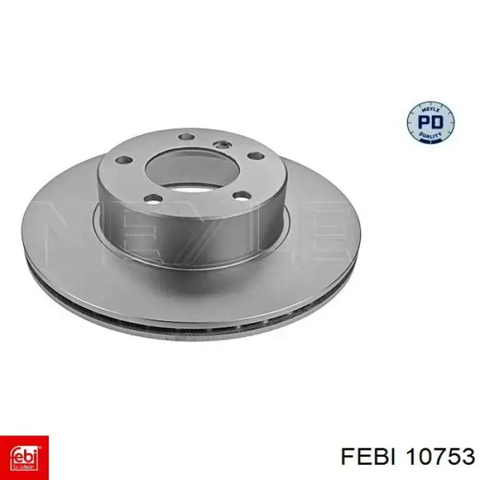 Диск переднього гальма Febi 10753 ціна, від 41.84 USD