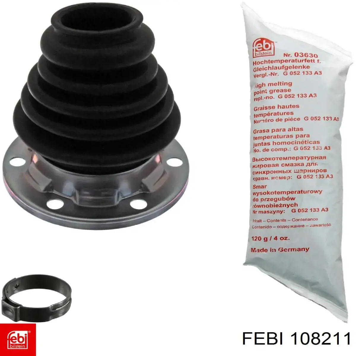 Диск переднього гальма Febi 108211 ціна, від 143.22 USD