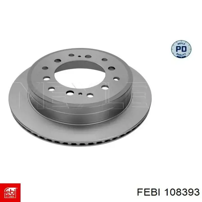 Диск гальмівний задній Febi 108393