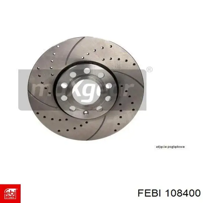 Гальмівні диски передні 108400 Febi
