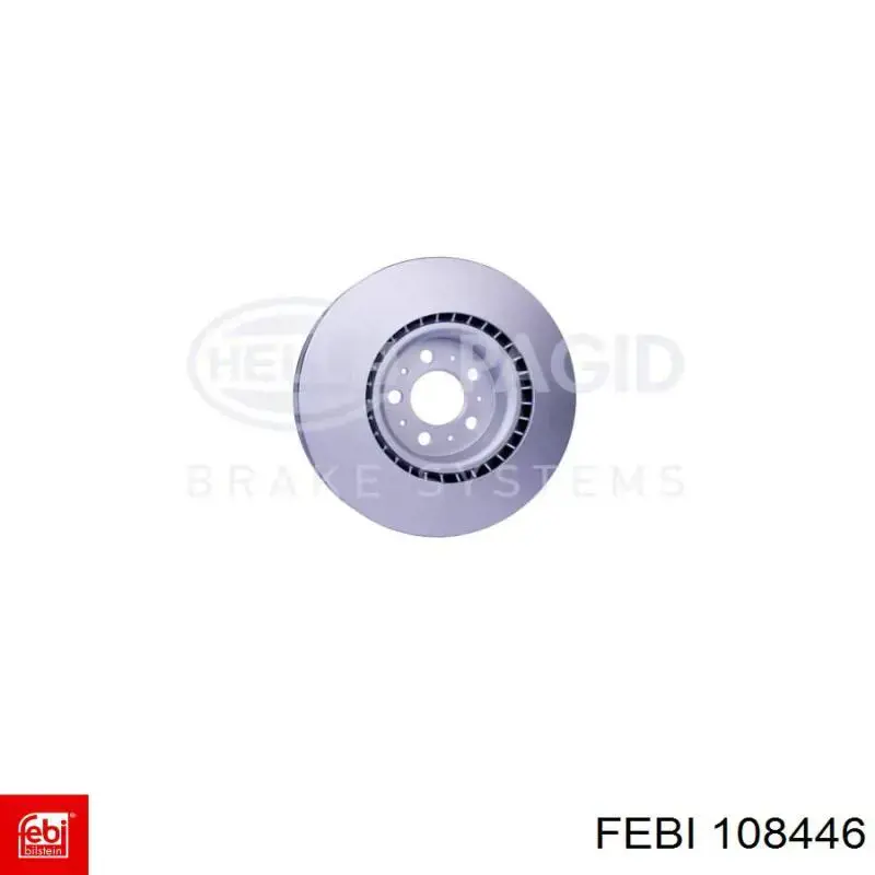 108446 Febi Гальмо дискове переднє