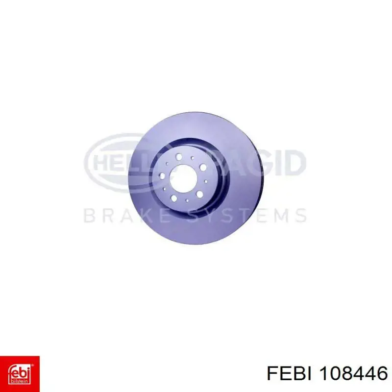 Диск переднього гальма Febi 108446 ціна, від 34.61 USD