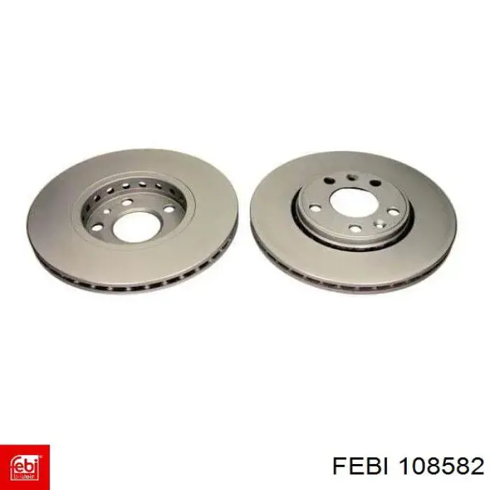 Диск переднього гальма Febi 108582 ціна, від 46.88 USD