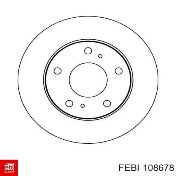 Купити 108678 Febi Ротор гальмівний