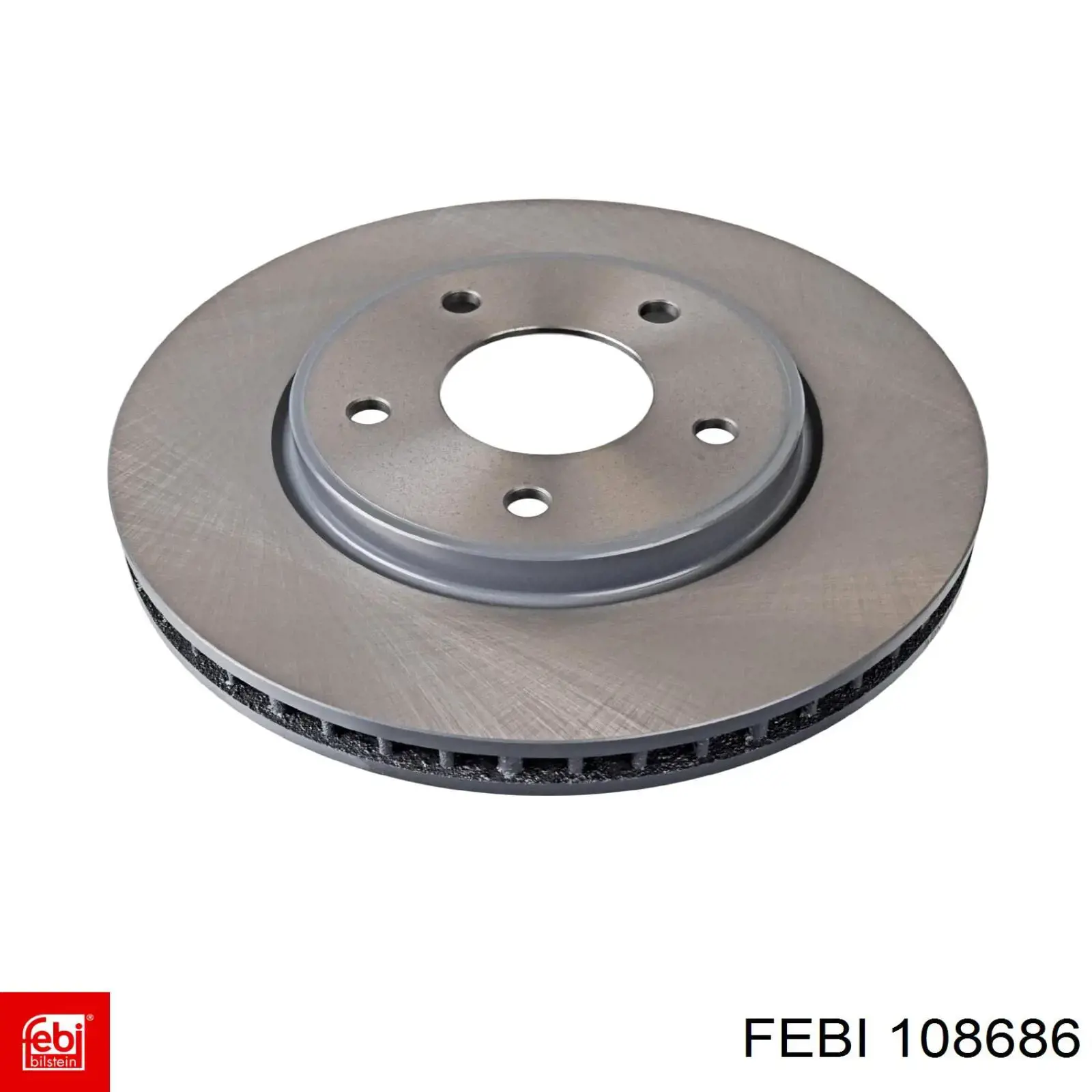 Диск переднього гальма Febi 108686 ціна, від 19.00 USD