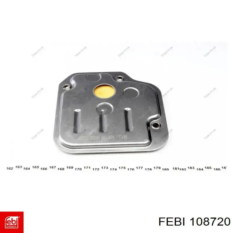 Фільтр коробки автомат Febi 108720 ціна, від 8.28 USD