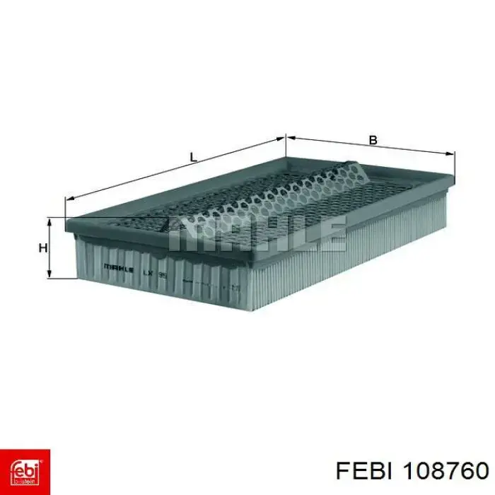 Подушка (опора) двигуна, ліва передня Febi 108760 ціна, від 176.54 USD
