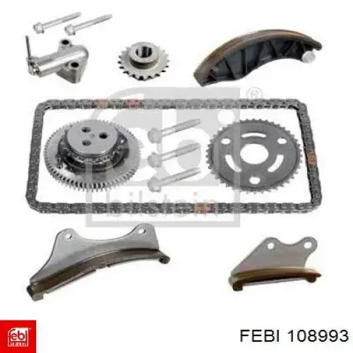 Ланцюг ГРМ, комплект Febi 108993 ціна, від 383.34 USD
