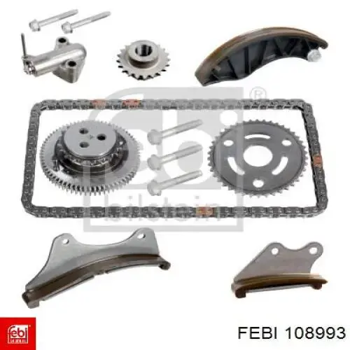 Купити 108993 Febi Комплект ланцюга ГРМ