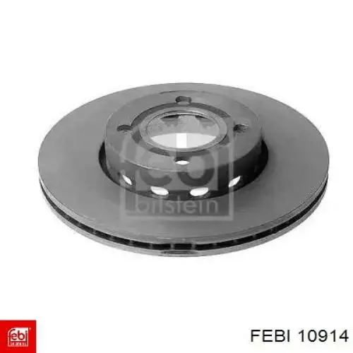 10914 Febi диск гальмівний передній