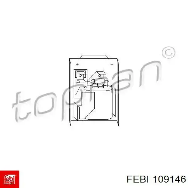 Купити 109146 Febi Клапанна кришка