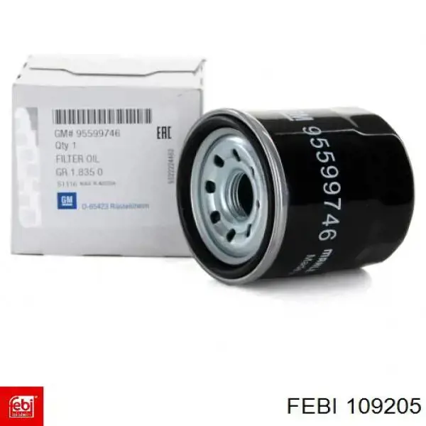 Масляний фільтр двигуна Febi 109205 ціна, від 4.05 USD