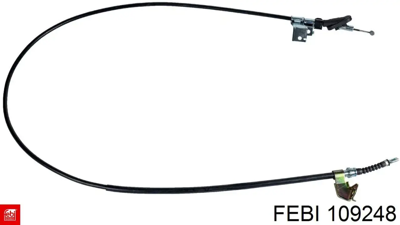 Трос стоянкового гальма задній лівий Febi 109248 ціна, від 43.64 USD