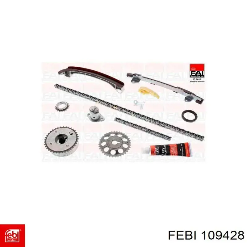 Комплект ланцюга ГРМ 109428 Febi