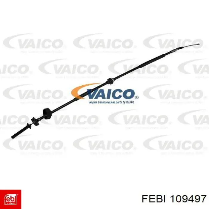 Трос стоянкового гальма задній лівий Febi 109497 ціна, від 33.02 USD