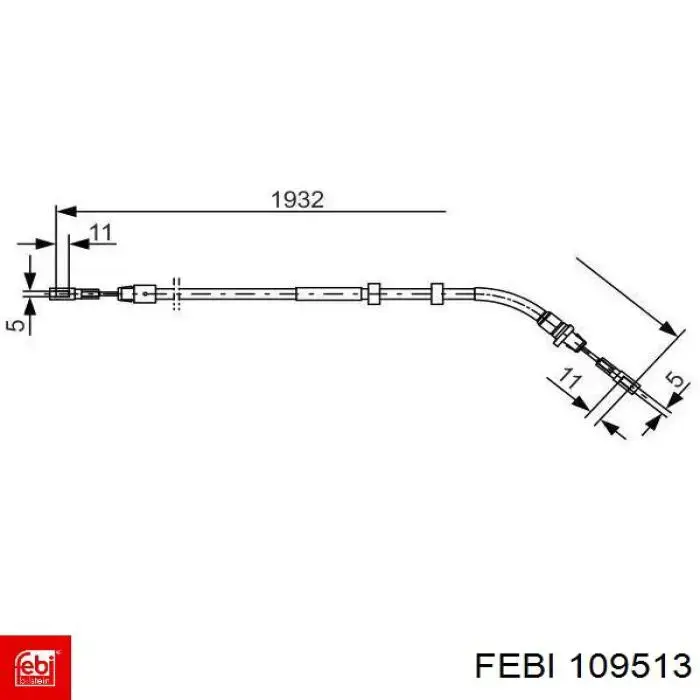 Датчик АБС (ABS) задній правий Febi 109513 ціна, від 18.61 USD