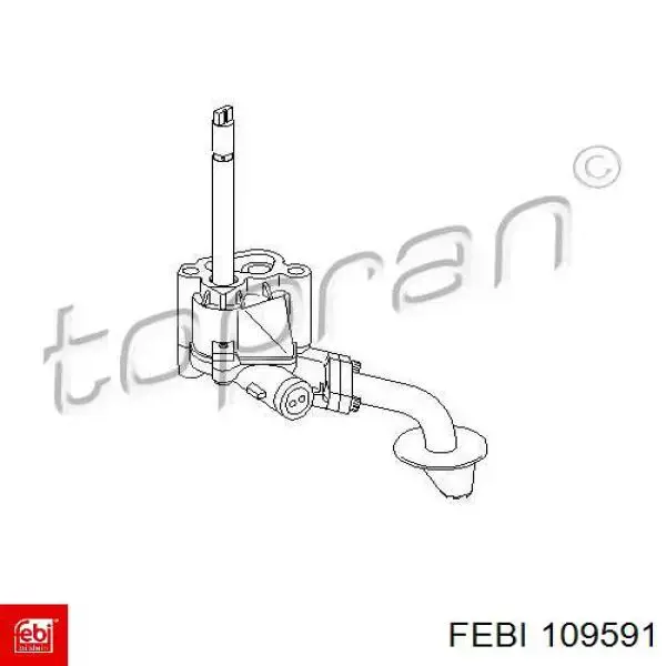 109591 Febi клапан/актуатор приводу заслінок впускного колектора, верхній