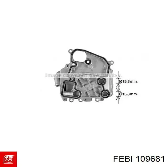 Купити 109681 Febi Радіатор масляний
