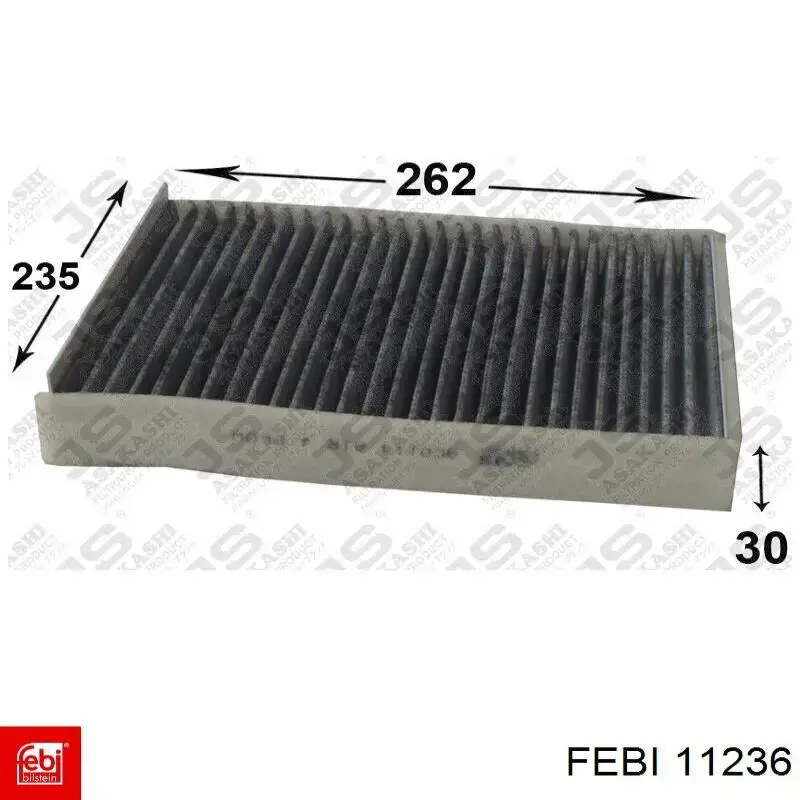 Купити 11236 Febi Фільтр салону вугільний