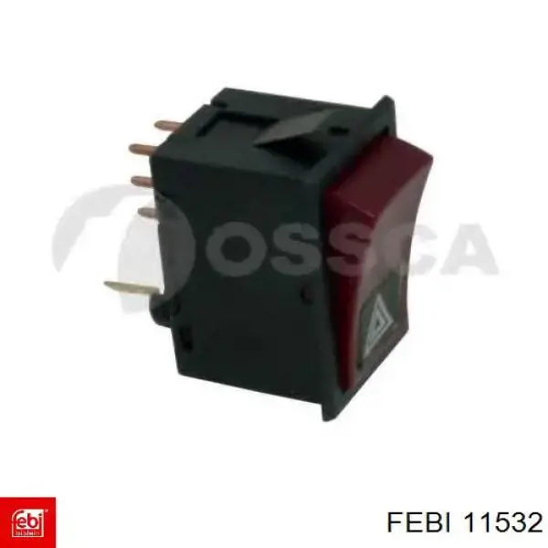 Купити 11532 Febi Кнопка включення аварійного сигналу