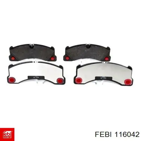 Гальмівні колодки Febi 116042 ціна, від 51.60 USD
