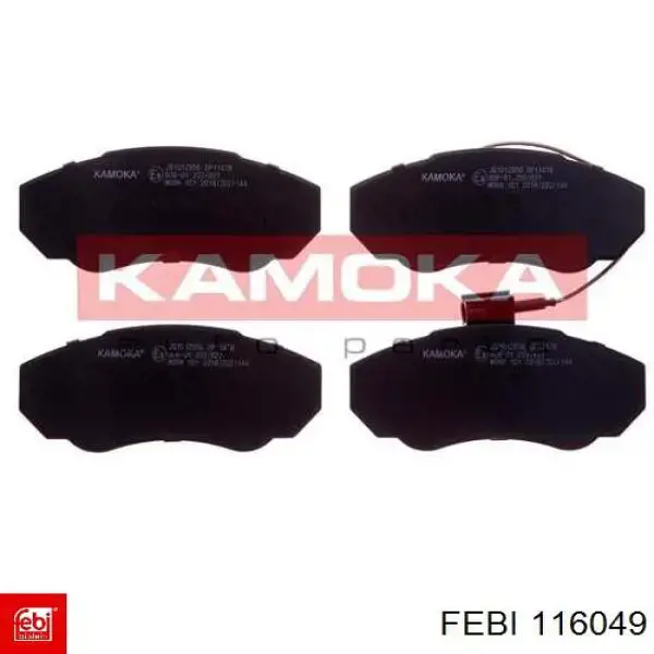 Гальмівні колодки Febi 116049 ціна, від 19.42 USD