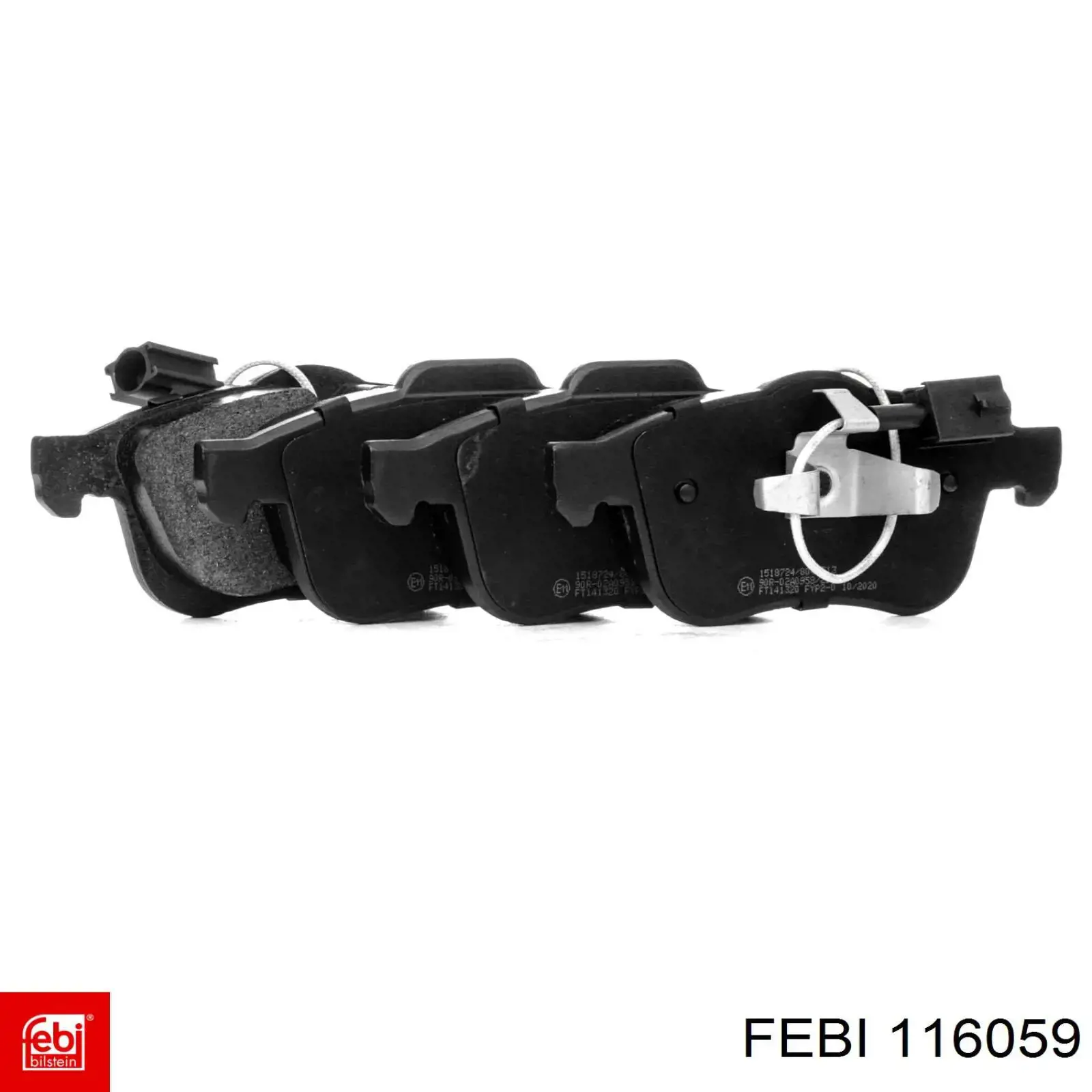 Гальмівні колодки Febi 116059 ціна, від 31.83 USD