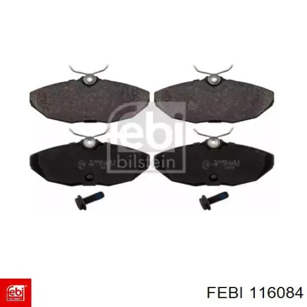 Задні гальмівні колодки Febi 116084 ціна, від 21.42 USD