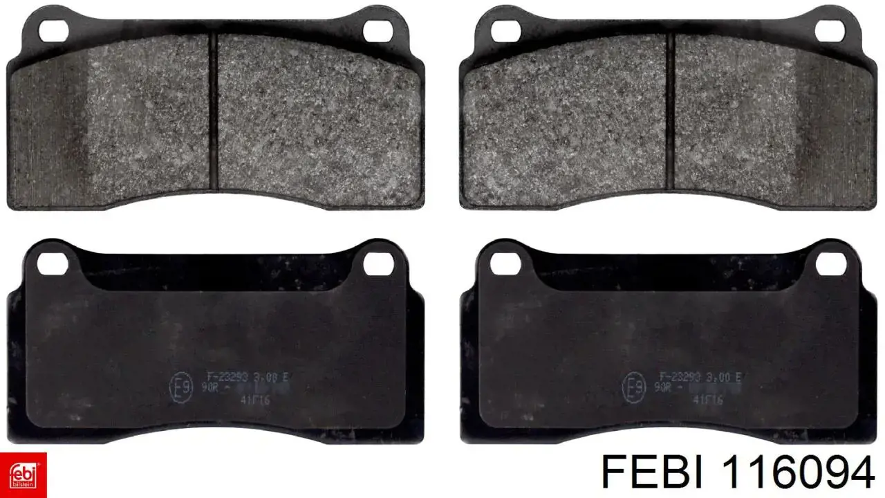 Гальмівні колодки Febi 116094 ціна, від 38.21 USD
