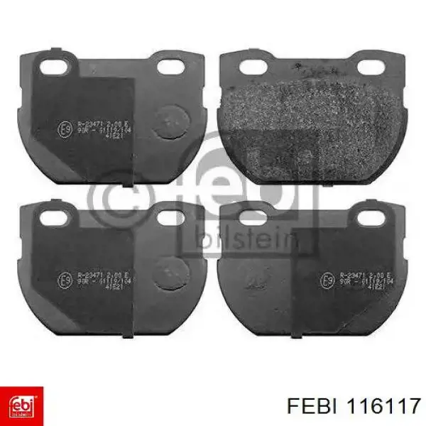 Задні гальмівні колодки SFP000280 Allmakes